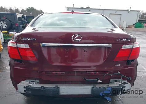 2009 Lexus Ls 460 из США, поврежденный, VIN JTHCL46F895003153